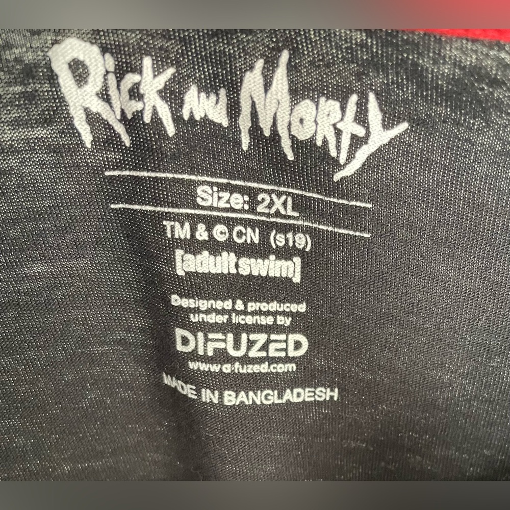 Rick and Morty Pickle Rick Christmas Long Sleeve Tee Mens XXL Black Cotton Funny - Picture 6 of 16
